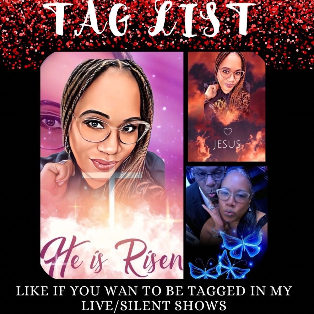 TAG LIST FLYER -  LIKE IF YOU WANT TO BE TAGGED IN MY LIVE/SILENT ❤️🦋